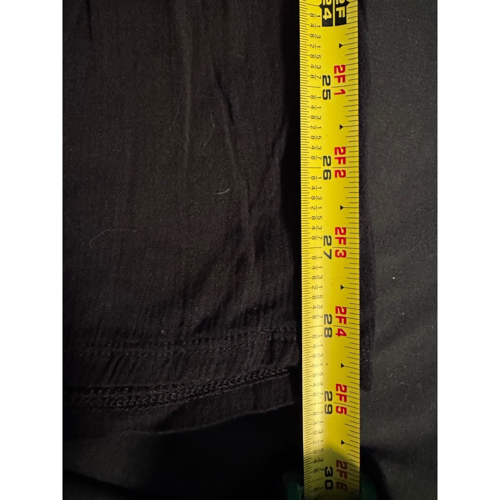 Three Dots Womens Black Gauze Wide Leg Elastic Waist Pocket Pants Size S - Picture 7 of 8